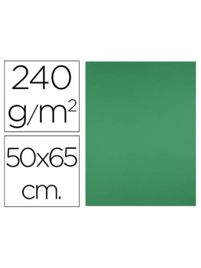 Cartulina liderpapel 50x65 cm 240g/m2 verde navidad