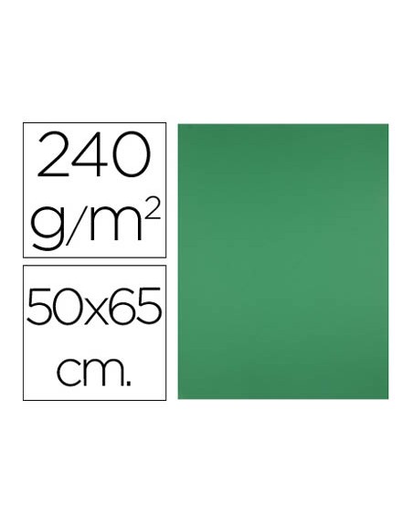 Cartulina liderpapel 50x65 cm 240g/m2 verde navidad
