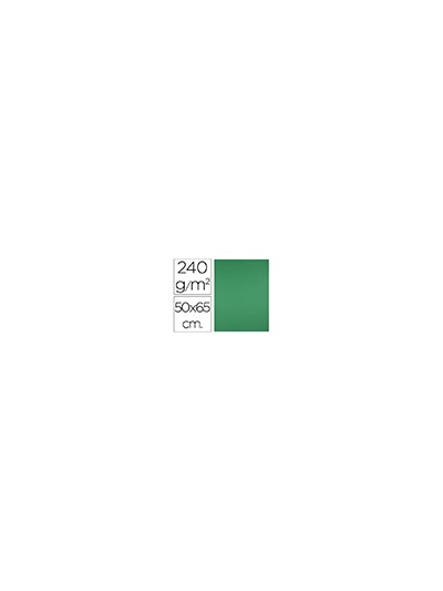 Cartulina liderpapel 50x65 cm 240g/m2 verde navidad