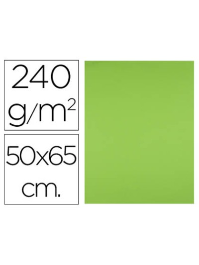 Cartulina liderpapel 50x65 cm 240g/m2 verde hierba