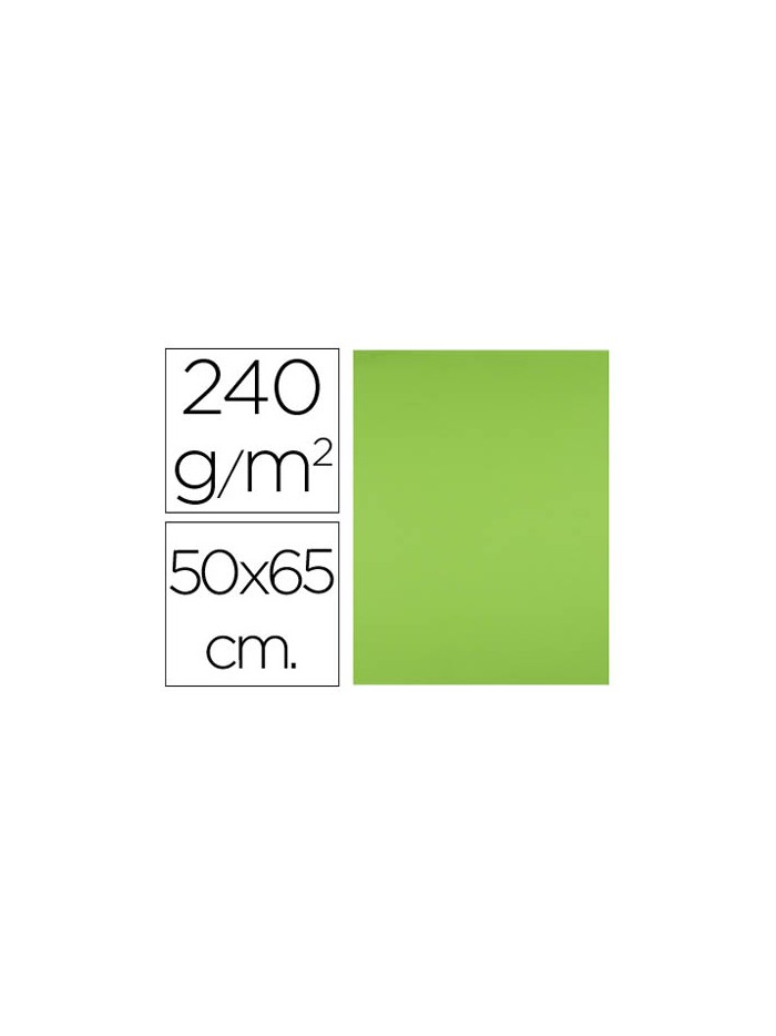 Cartulina liderpapel 50x65 cm 240g/m2 verde hierba