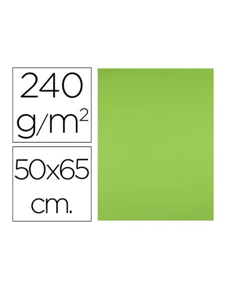Cartulina liderpapel 50x65 cm 240g/m2 verde hierba