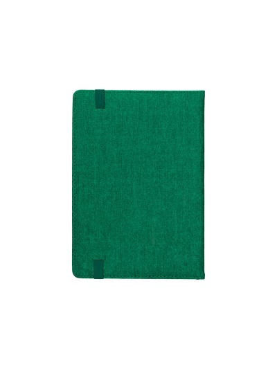 Agenda encuadernada liderpapel saria a5 2025 dia pagina color verde papel 70 gr