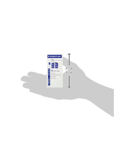 Minas staedtler grafito 0,5 mm hb polo 257 tubo con 12 minas