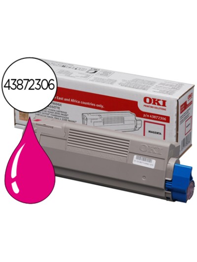 Toner oki c5650/5750 magenta 2000 pag type c12