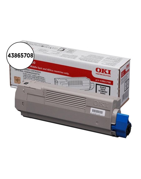 Toner oki c5650/5750 negro 8000 pag type c14