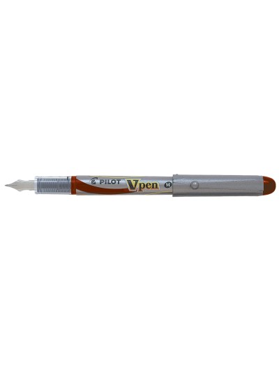 Pluma pilot v pen silver desechable rojo svp-4wr
