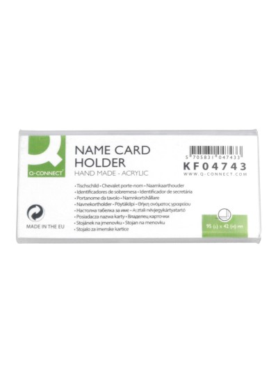Identificador sobremesa q-connect metacrilato 95x42 mm ref.5730