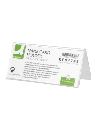 Identificador sobremesa q-connect metacrilato 95x42 mm ref.5730
