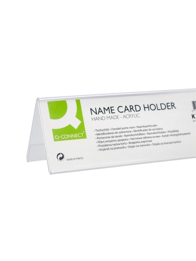Identificador sobremesa q-connect metacrilato 190x60 mm ref.5727