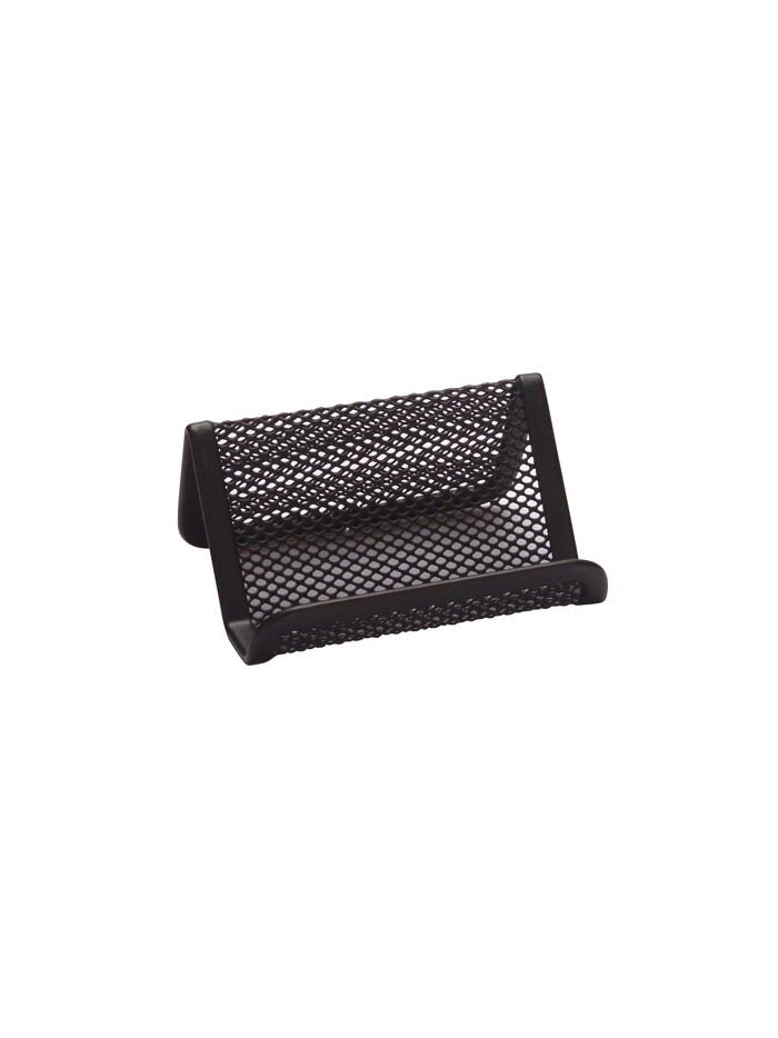 Portatarjetas q-connect metalico negro 11x7,5x5 cm Portatarjetas q-connect metalico negro 11x7,5x5 cm