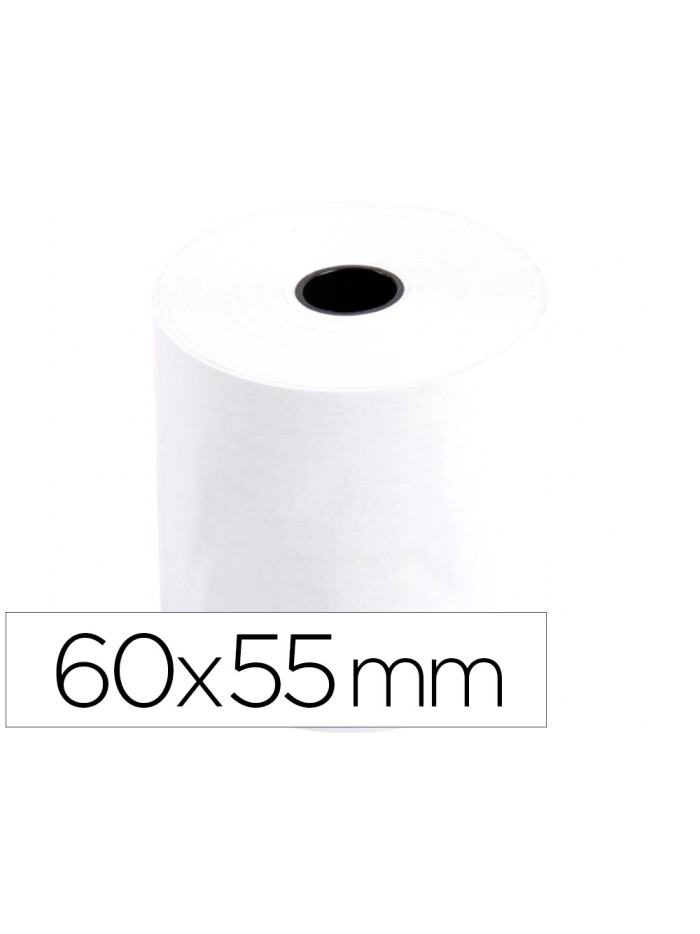 Rollo sumadora q-connect termico 60 mm ancho x 55 mm diametro sin bisfenol a Rollo sumadora q-connect termico 60 mm ancho x 55 mm diametro sin bisfenol a