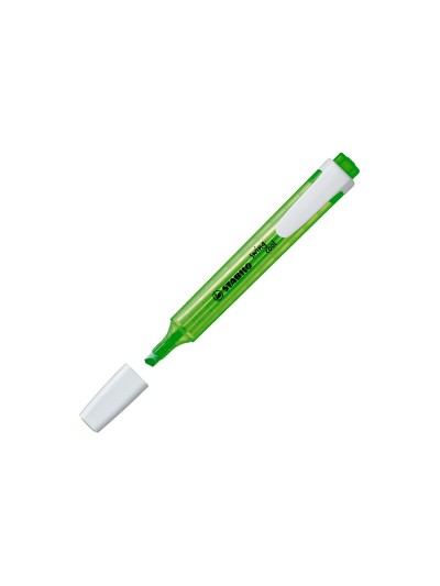 Rotulador stabilo marcador fluorescente swing cool verde