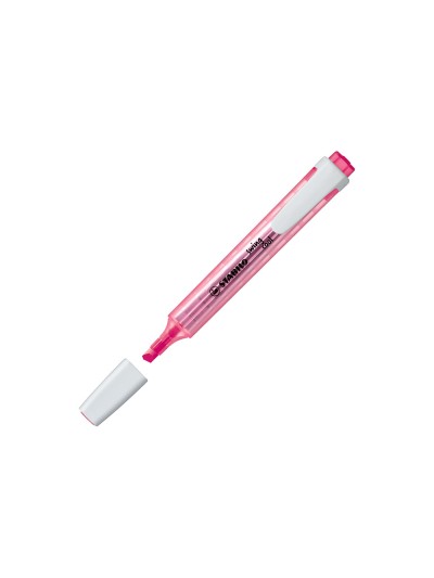 Rotulador stabilo marcador fluorescente swing cool rosa