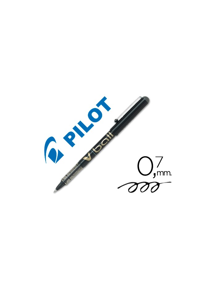 Rotulador pilot roller v-ball negro 0.7 mm Rotulador pilot roller v-ball negro 0.7 mm