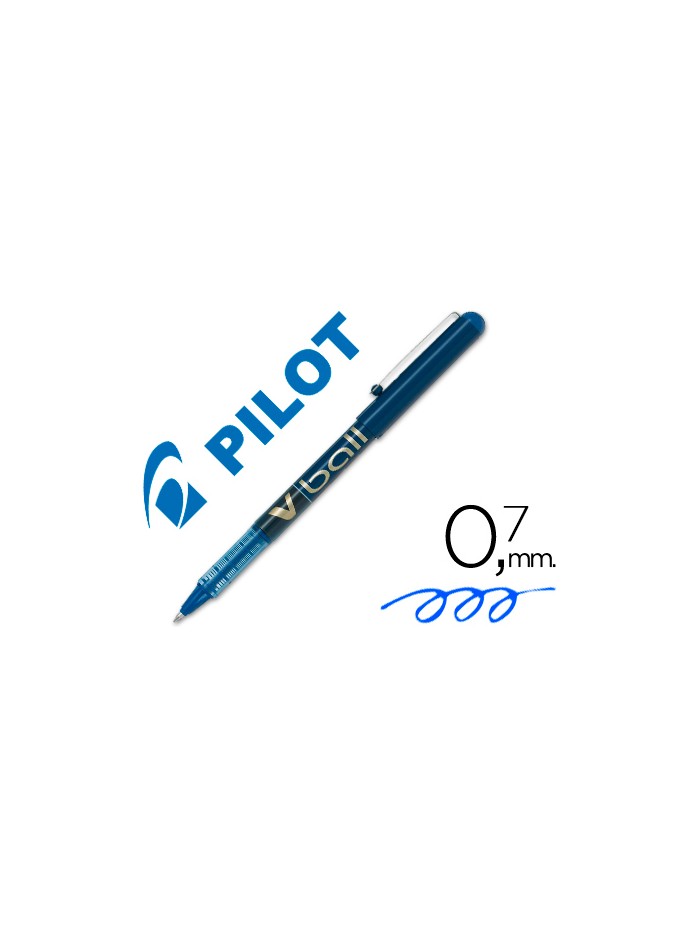 Rotulador pilot roller v-ball azul 0.7 mm Rotulador pilot roller v-ball azul 0.7 mm