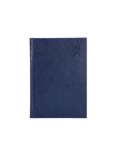 Agenda encuadernada liderpapel corfu a4 2025 dia pagina azul papel 60 gr