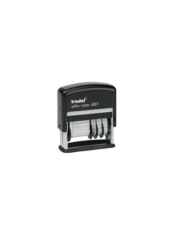 Formulario trodat con fechador 12 textos entintaje automatico 4 mm Formulario trodat con fechador 12 textos entintaje automatico 4 mm