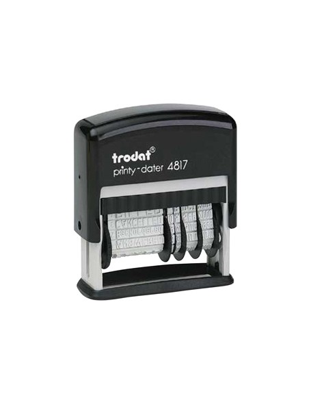 Formulario trodat con fechador 12 textos entintaje automatico 4 mm