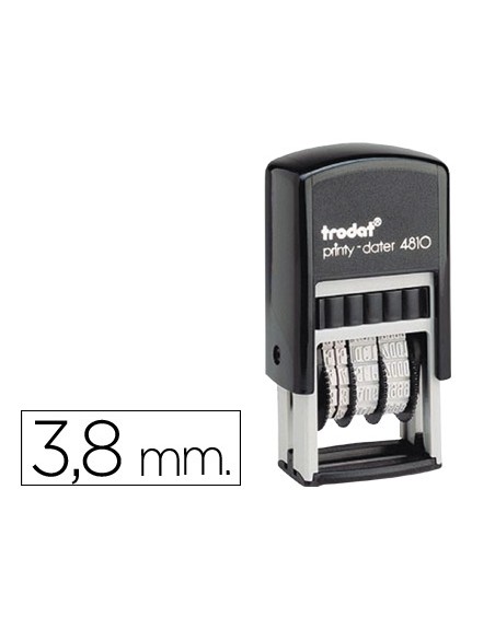 Fechador trodat entintaje automatico 3.8 mm printy 4810