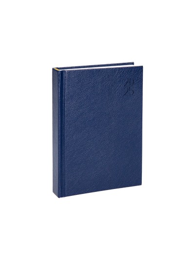 Agenda encuadernada liderpapel corfu a4 2025 dia pagina azul papel 60 gr