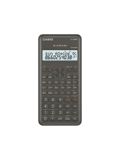 Calculadora casio fx-82msii cientifica 240 funciones pantalla de dos lineas