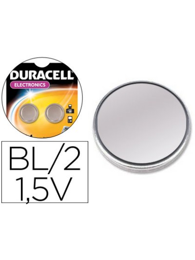 Pila duracell alcalina lr44 boton blister de 2 unidades