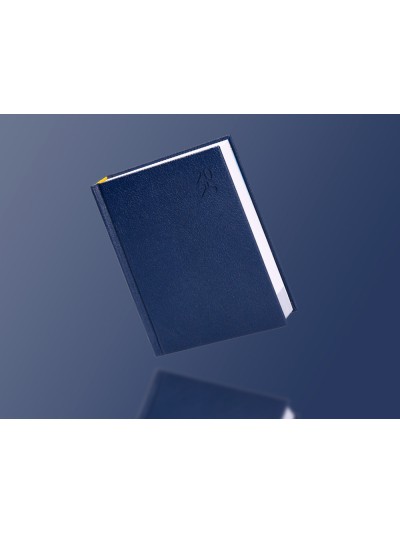 Agenda encuadernada liderpapel corfu a4 2025 dia pagina azul papel 60 gr