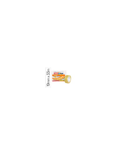Cinta adhesiva tesa standard 33 mt x 19 mm