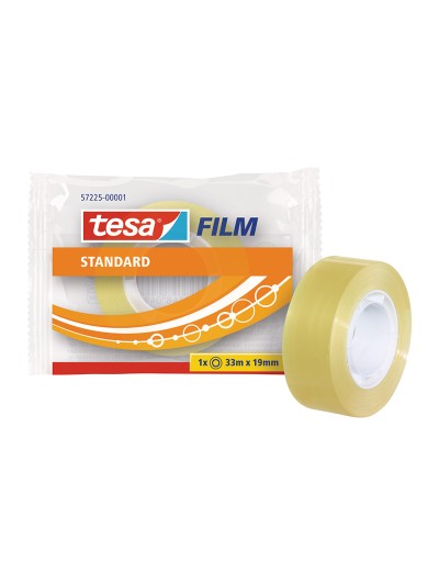 Cinta adhesiva tesa standard 33 mt x 19 mm