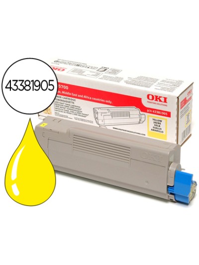 Toner oki c5600/5700 amarillo -2.000 pag-
