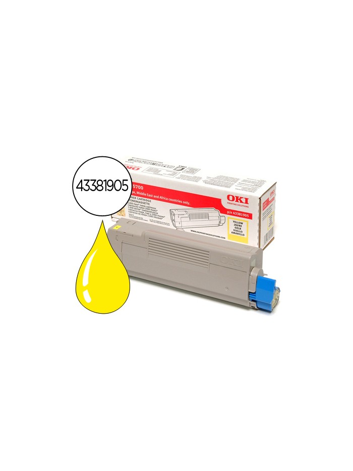 Toner oki c5600/5700 amarillo -2.000 pag- Toner oki c5600/5700 amarillo -2.000 pag-