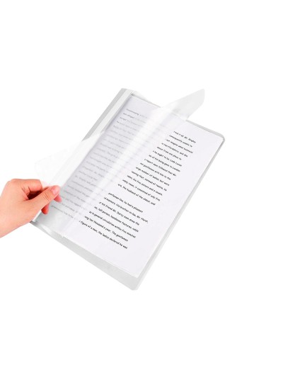 Carpeta dossier fastener plastico q-connect din a4 blanco