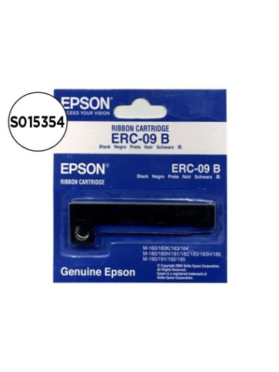 Cinta impresora epson erc-09b negra m-160 163 164 180 180h 181 182 183 185 190 191 192 195