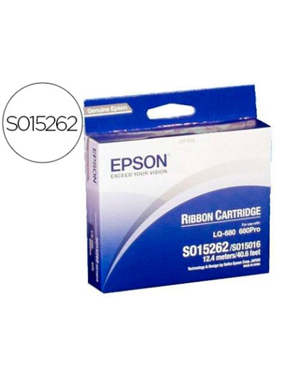 Cinta impresora epson lq-670/860/1060/2500/2550, dlq-2000 negra