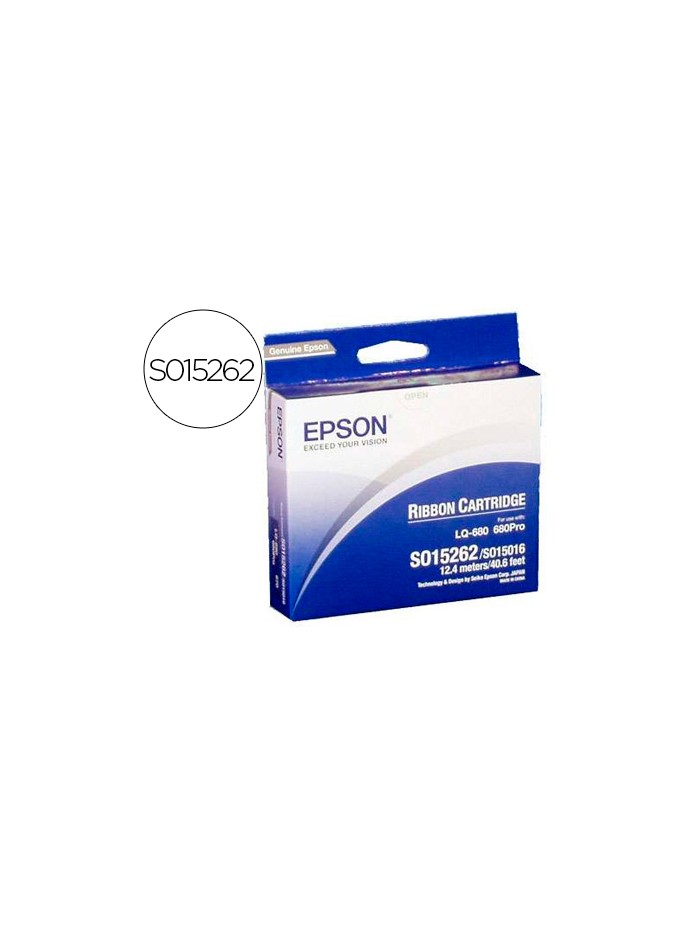 Cinta impresora epson lq-670/860/1060/2500/2550, dlq-2000 negra Cinta impresora epson lq-670/860/1060/2500/2550, dlq-2000 negra