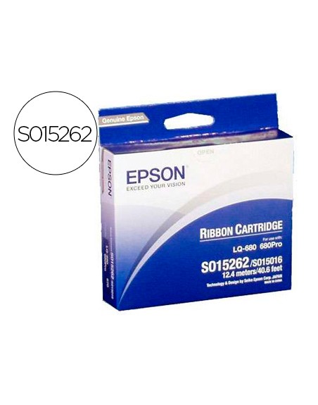 Cinta impresora epson lq-670/860/1060/2500/2550, dlq-2000 negra