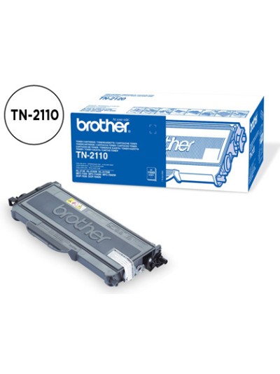Toner brother tn-2110 hl-2140 hl-2150n hl-2170w dcp-7030/7045n mfc-7320/7440n/7840w -1500pag@5%-