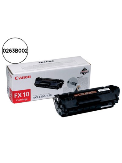 Toner canon l100/l120 fx-10 negro 2000 pag@5%