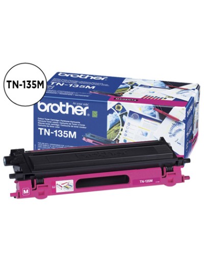 Toner brother tn135m hl-4040cn/4050cdn/4070cdw dcp-9040/9045 mfc-9440/9840 magenta -4.000@5%-