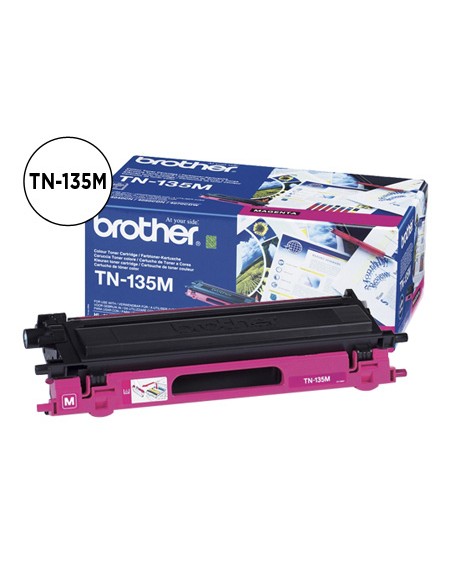 Toner brother tn135m hl-4040cn/4050cdn/4070cdw dcp-9040/9045 mfc-9440/9840 magenta -4.000@5%-