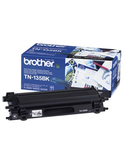 Toner brother tn135bk hl-4040cn/4050cdn/4070cdw dcp-9040/9045 mfc-9440/9840 negro -5.000@5%-
