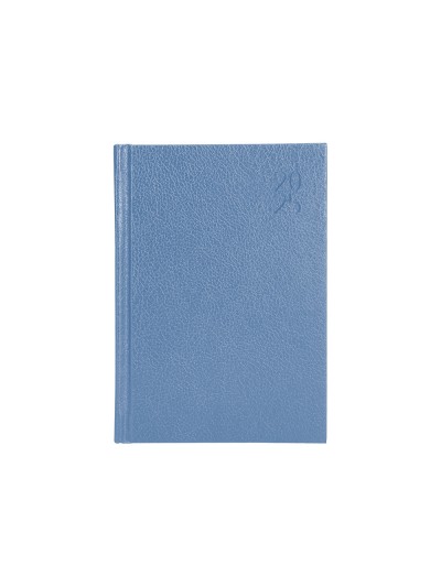 Agenda encuadernada liderpapel corfu a5 2025 dia pagina color azul claro papel 60 gr