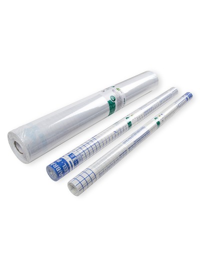 Rollo plastico adhesivo liderpapel 0,50x3 mt. 8o micras forralibros removible