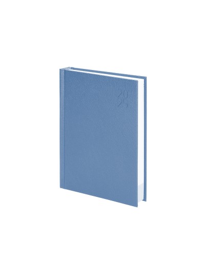 Agenda encuadernada liderpapel corfu a5 2025 dia pagina color azul claro papel 60 gr