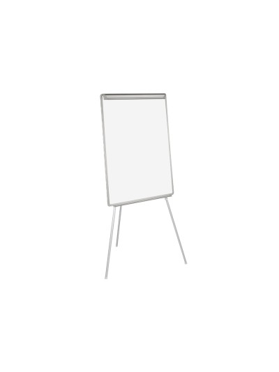 Pizarra blanca q-connect con tripode 90x70x195cm para convenciones superficie lacadamagnetica escritura directa
