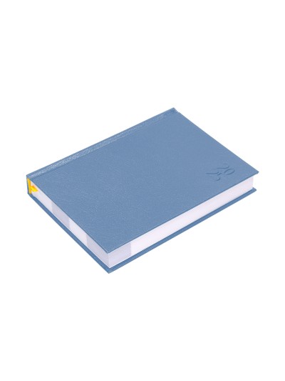 Agenda encuadernada liderpapel corfu a5 2025 dia pagina color azul claro papel 60 gr