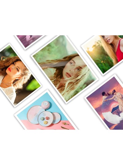 Papel q-connect foto glossy din a4 alta calidad digital photo para ink-jet bolsa de 50 hojas de 260 gr
