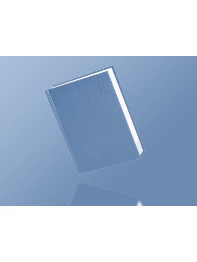 Agenda encuadernada liderpapel corfu a5 2025 dia pagina color azul claro papel 60 gr