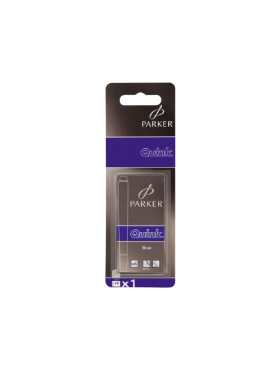 Tinta estilografica parker azul real caja de 5 cartuchos
